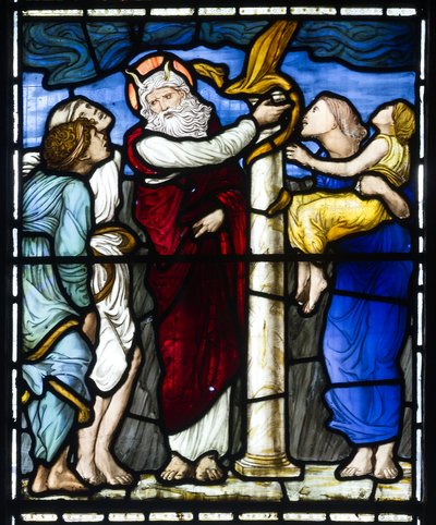 Mosè e il serpente di bronzo da Edward Burne Jones